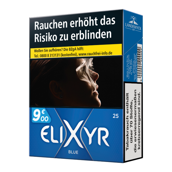 Elixyr Blue 8 x 25 Zigaretten